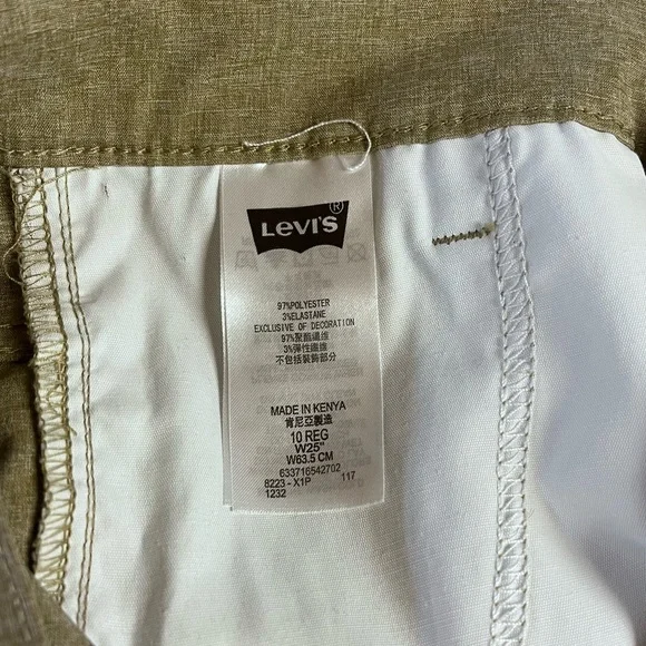 Levi’s Lot of 3 Shorts Denim and Tan Boys 10 Regular - Picture 11 of 11